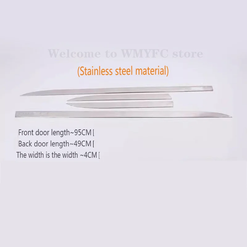 Stainless steel Side Door Body Molding Streamer Cover Trim  For Honda CR-V 2012 2013 2014 2015 2016 car accessories