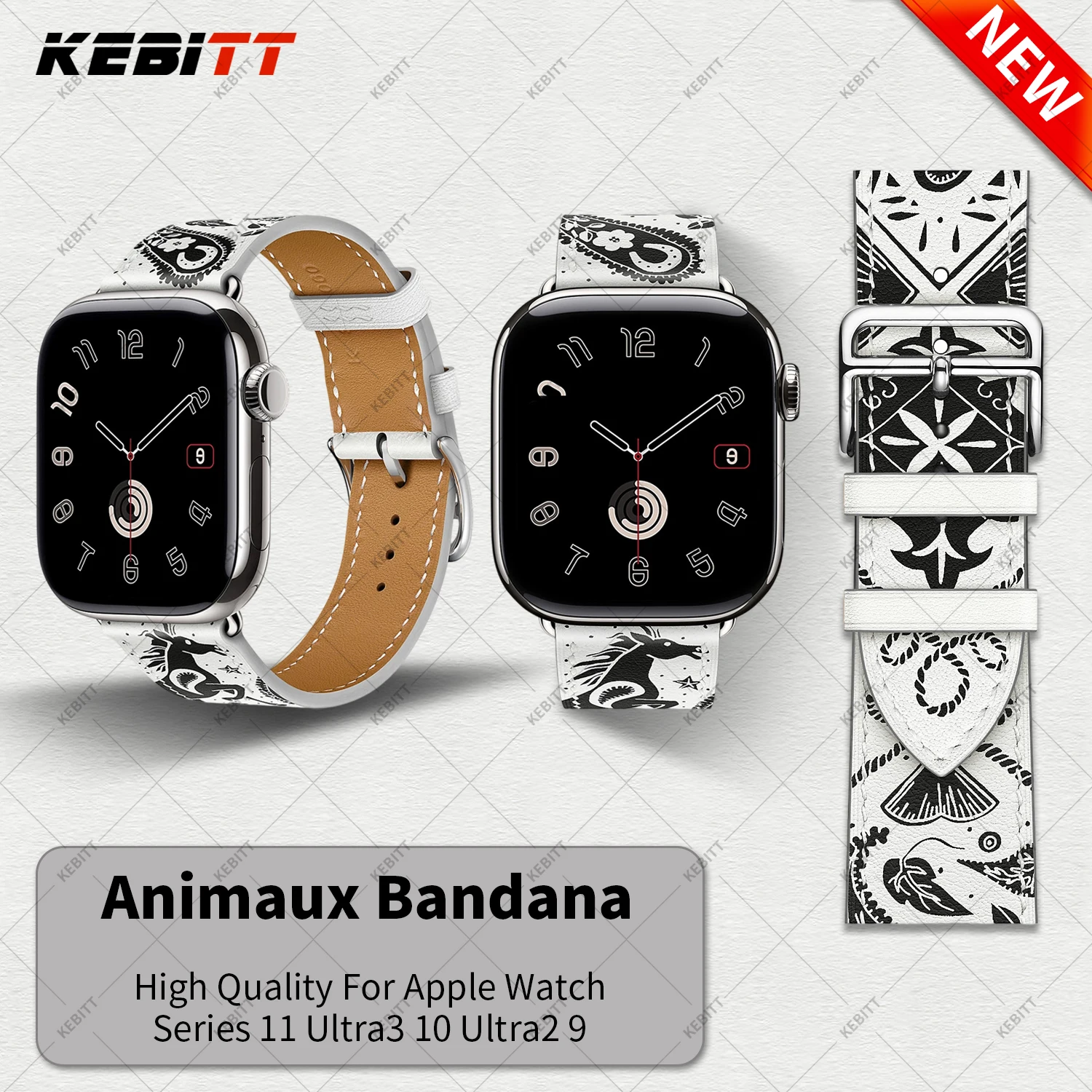 جديد Kebitt 2025 جولة واحدة Iwatch العصابات لساعة أبل الترا 3 2 سلسلة 11 10 9 8 7 6 5 حزام الغوص 46 مللي متر 45 49 مللي متر