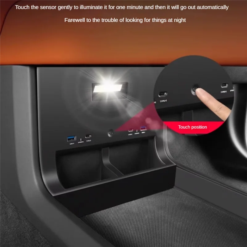 Car Quick Charging Case Central Control Storage USB Mobile Phone Charger Spare Parts For Li Lixiang L8 L9 2022 2023-AU47