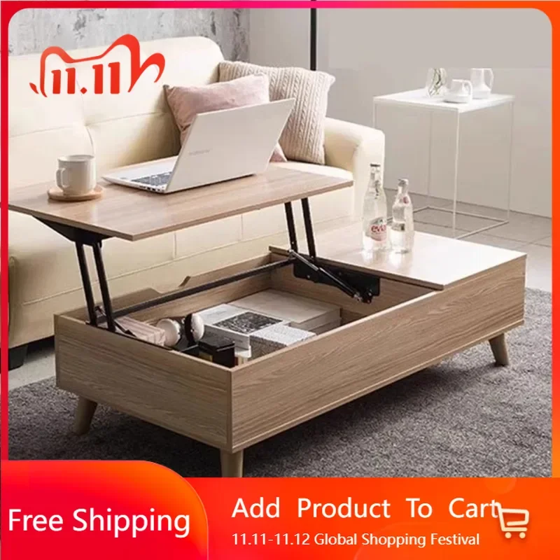 

Conference Aesthetic Coffee Table Glamour Foldable Luxury Glam Coffee Tables Modern Lazy Compact Couchtisch Hotel Furniture