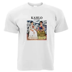 T-shirt personalizzata Polarshe The Two Fridas T-shirt grafica Kahlo 100% top di qualità premium per le donne T-shirt casual a maniche corte