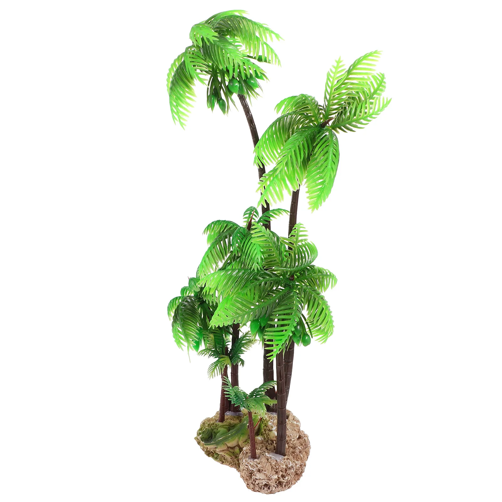 

Artificial Coconut Tree For Fish Tank Decor, Aquarium Plant, Micro Landscape Diy, Plastic Plants, Sandbox Terrarium Decoration