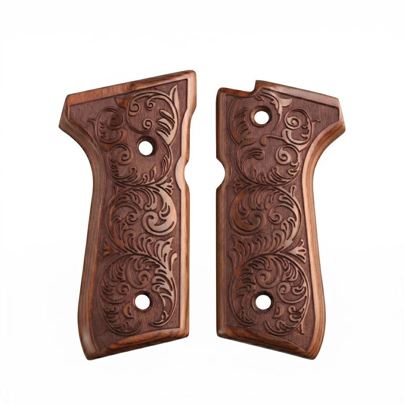 92 Grips New Style Grips Wooden with Flower Drawing Fit Perfect
