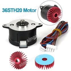 For Voron 2.4 NEMA14 36mm Motor Round Pancake Motor Dual Drive Extruder Stepper Motor For Orbiter/Sherpa Mini Extruder 3D Parts
