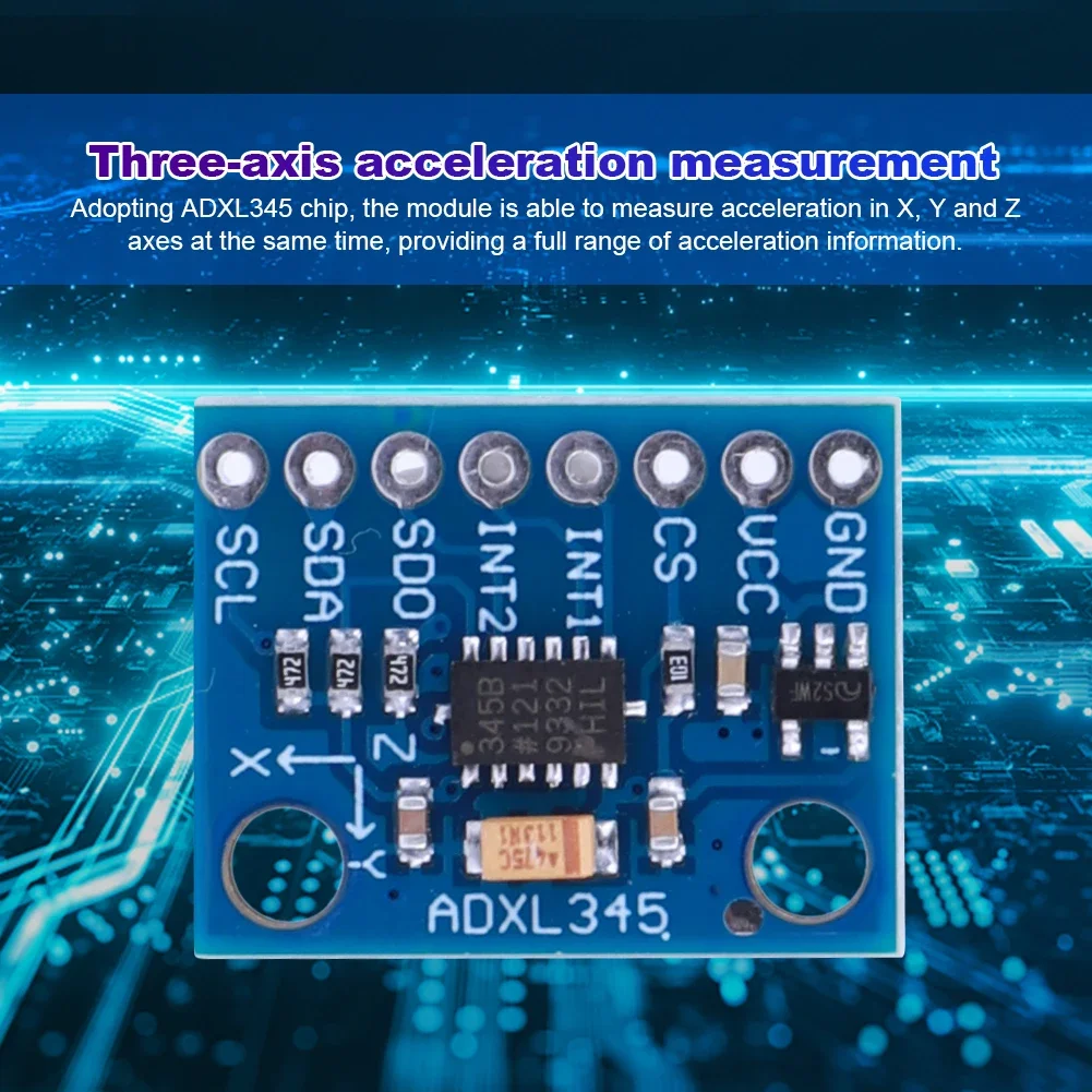 GY-291 ADXL345 Digital 3-Axis Acceleration of Gravity Tilt Module Acceleration Gravity Tilt Sensor Board for Arduino