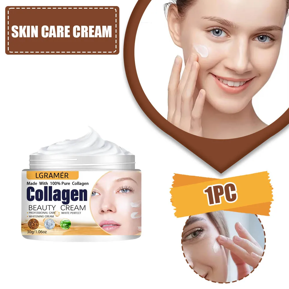 

Средства по уходу за красотой и кожей Коллагеновый крем уменьшает морщины, укрепляет кожу и эластичность, увлажняет кожу и нежирный