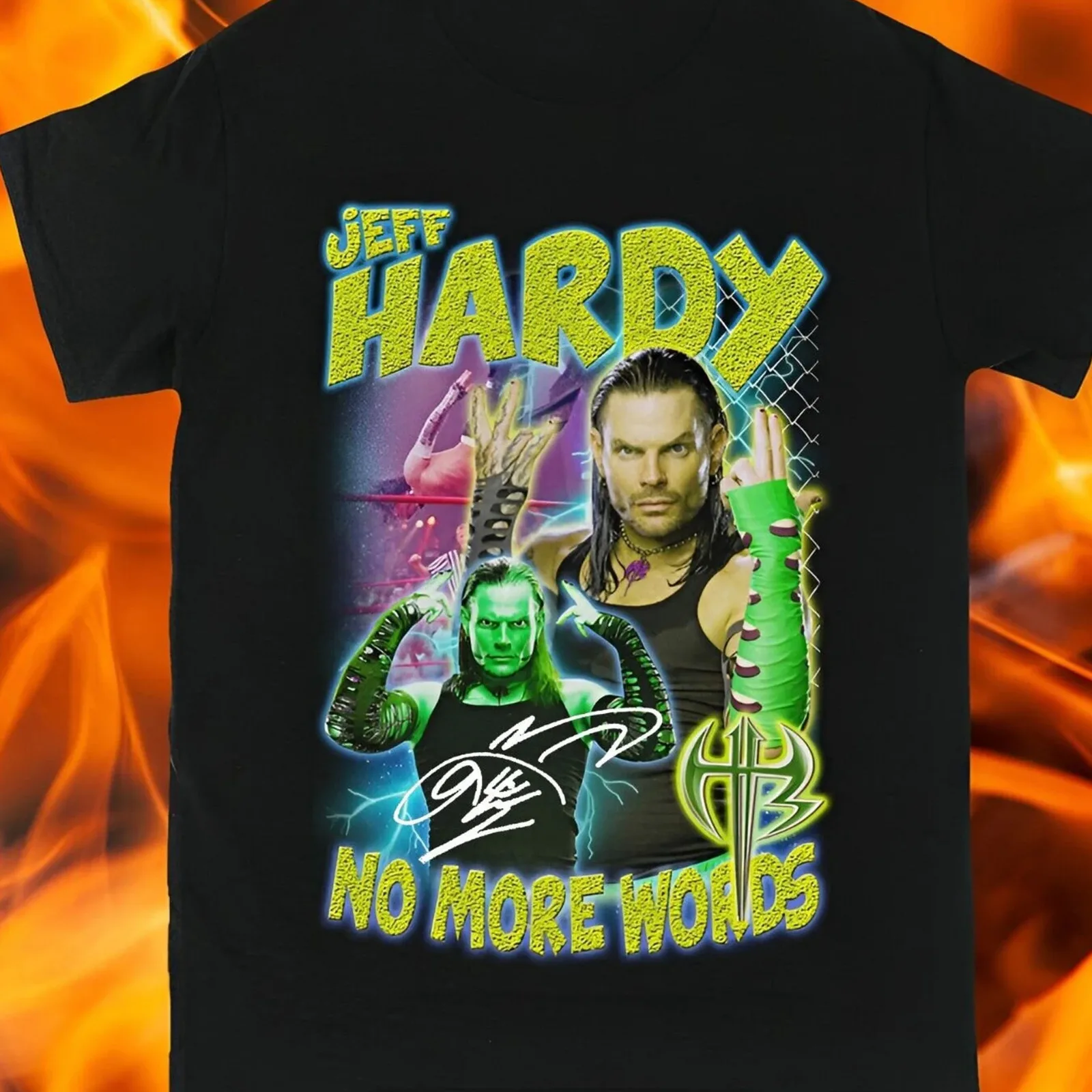 Jeff Hardy shirt black All sizes T S to 345Xl JJ3935