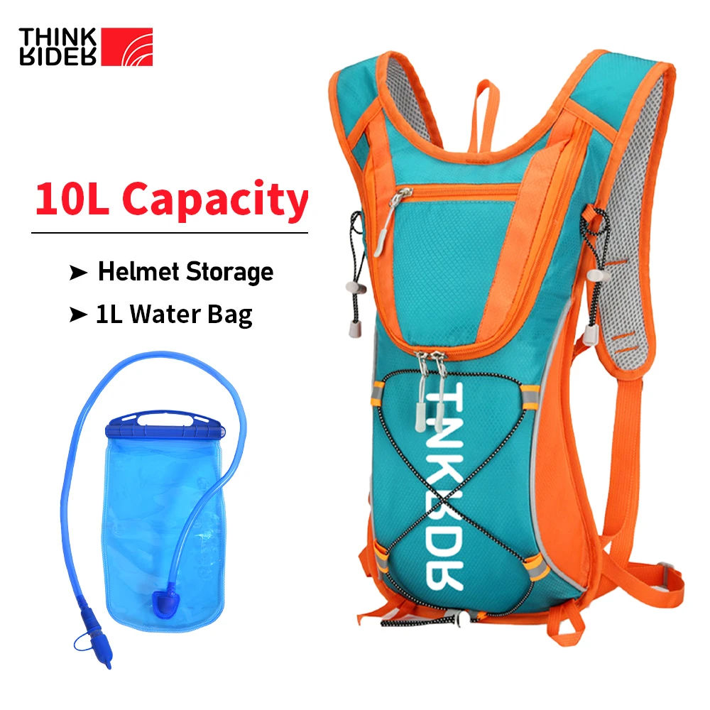 ThinkRider 10L Lightweight Hydration Backpack, Running Backpack with 1L Water Bladder, Hydro Water Daypack for Cycling Hiking