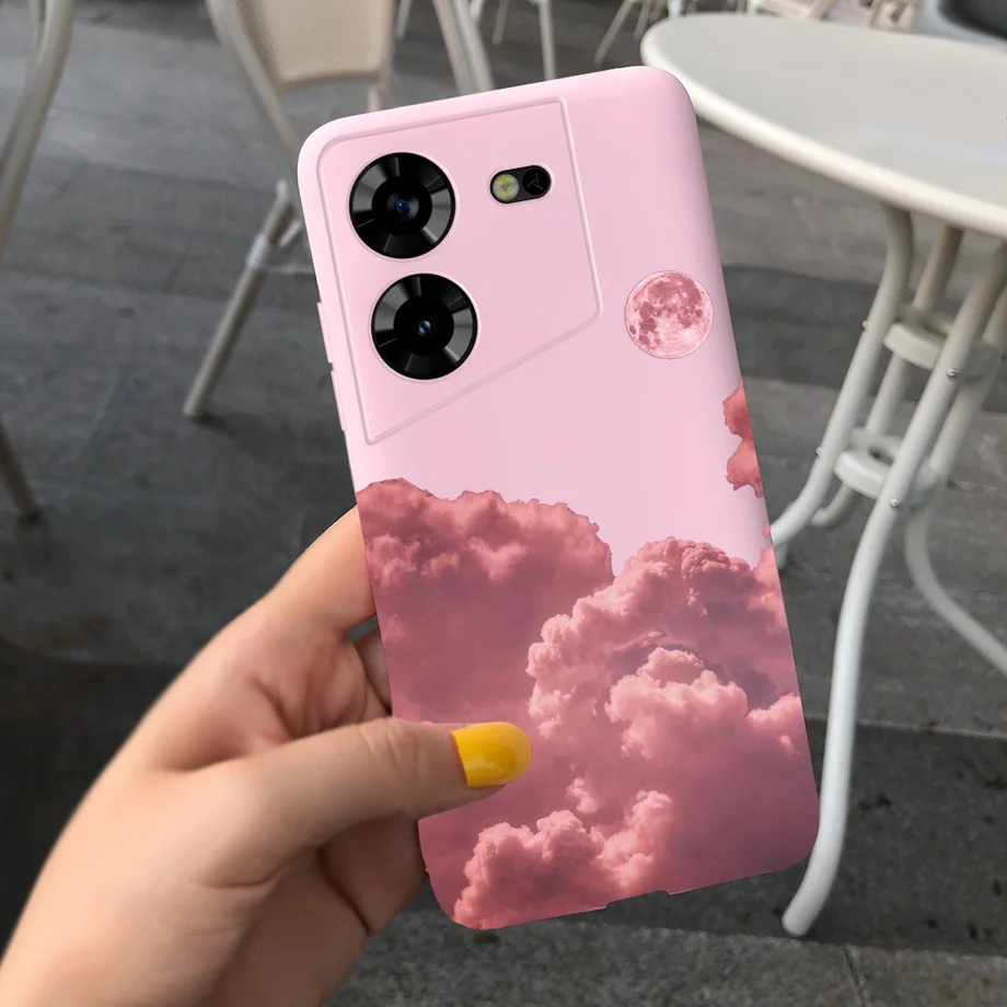 For Tecno Pova 5 LH7n Case Phone Cover Ultra Thin Soft TPU Silicone Coque Shell For Tecno Pova5 With Stylish Cartoon Printed Bag