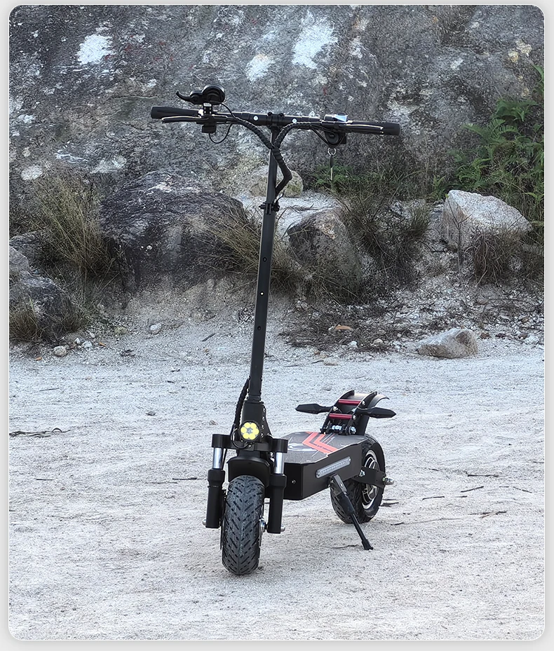 BOYUEDA Q7Pro All-Terrain Elektroroller 52V 19AH Batterie 10 Zoll Reifen Faltbarer Elektroroller mit abnehmbaren Sitzen – Detail 17