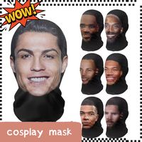 3D Printed Breathable Mask Elastic Mesh Full Face Mask For Men Women Cosplay Headwear Hip Hop Fashion Balaclava Hood Hat