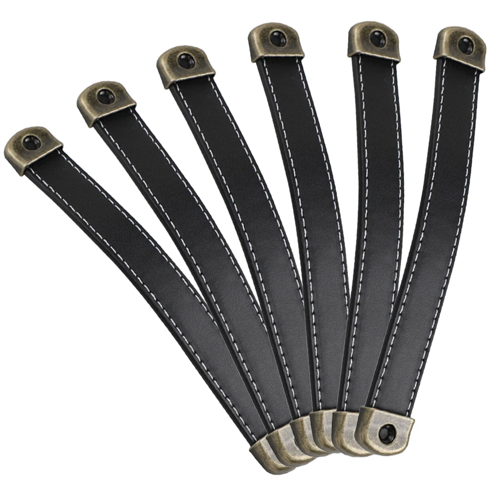 

6 Pcs Drawer Pulls Handles Vintage Copper 160mm Hole Distance Drawer Pulls Cabinet Wardrobe Door Knobs