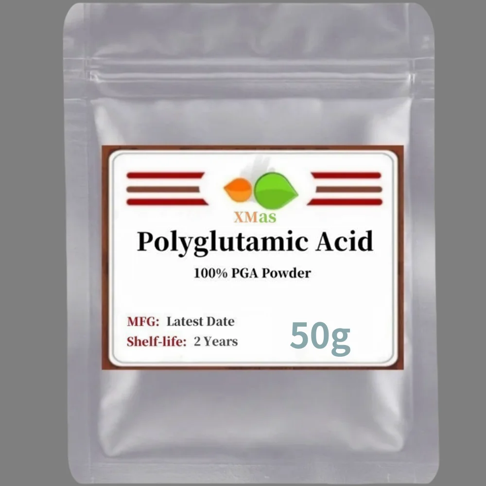 Factory Supply 100% Polyglutamic Acid PGA for Skin Moisturizing and Whitening Inhibit Melanin,Resist Wrinkles [Latest Product]