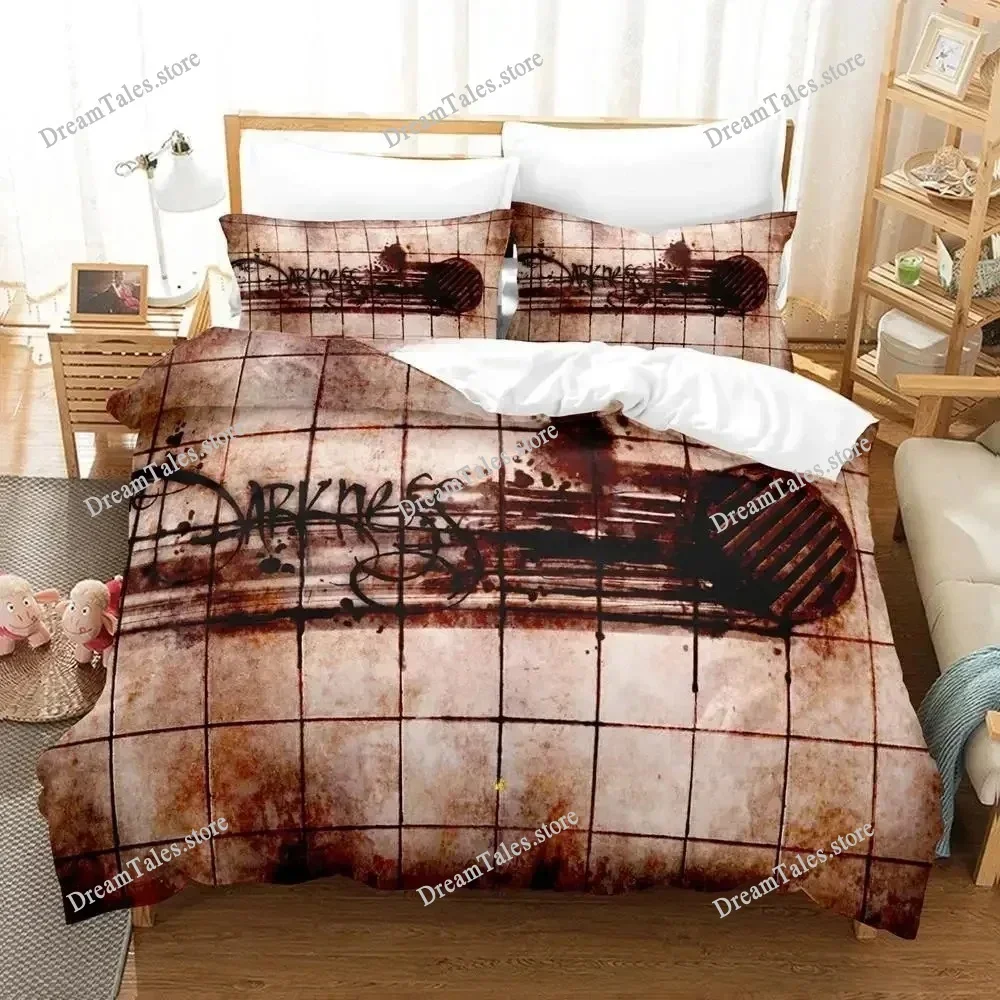 

Game The Darkness Bedding Set Single Twin Full Queen King Size Bed Set Adult Kid Bedroom Duvetcover Sets 3D Anime Bed Sheet Set