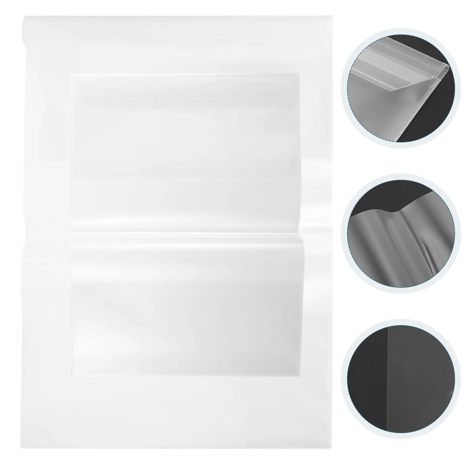 20pcs Notepad Protective Covers Clear Book Covers for Students School Work Accessories Reusable Practical Cover