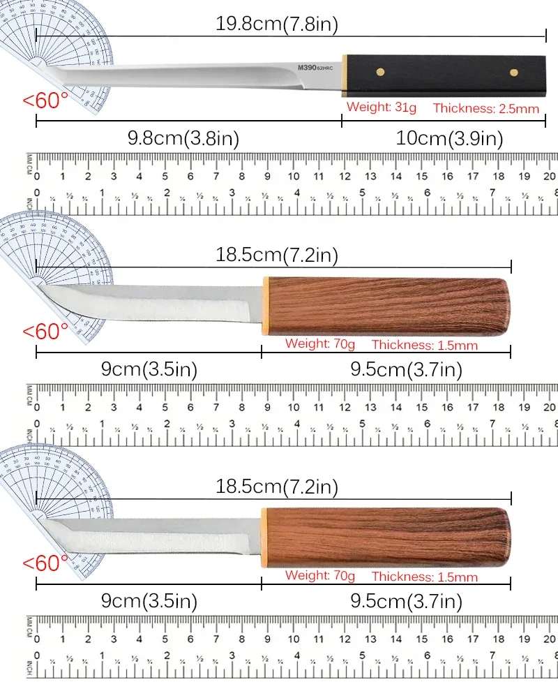 2024 geschmiedetes entbeintes Fleisch beil messer Edelstahl mongolische Küche Hand fleisch Obst messer geröstetes Lamms teak messer mit Deckel