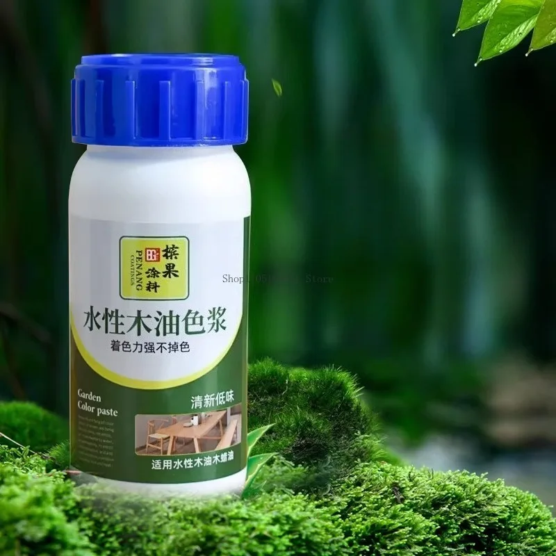 100Ml Highly Concentrated Water-based Wood Oil Color Paste Sun-resistant Color Matching Paint Wooden Product Renovation Coloring