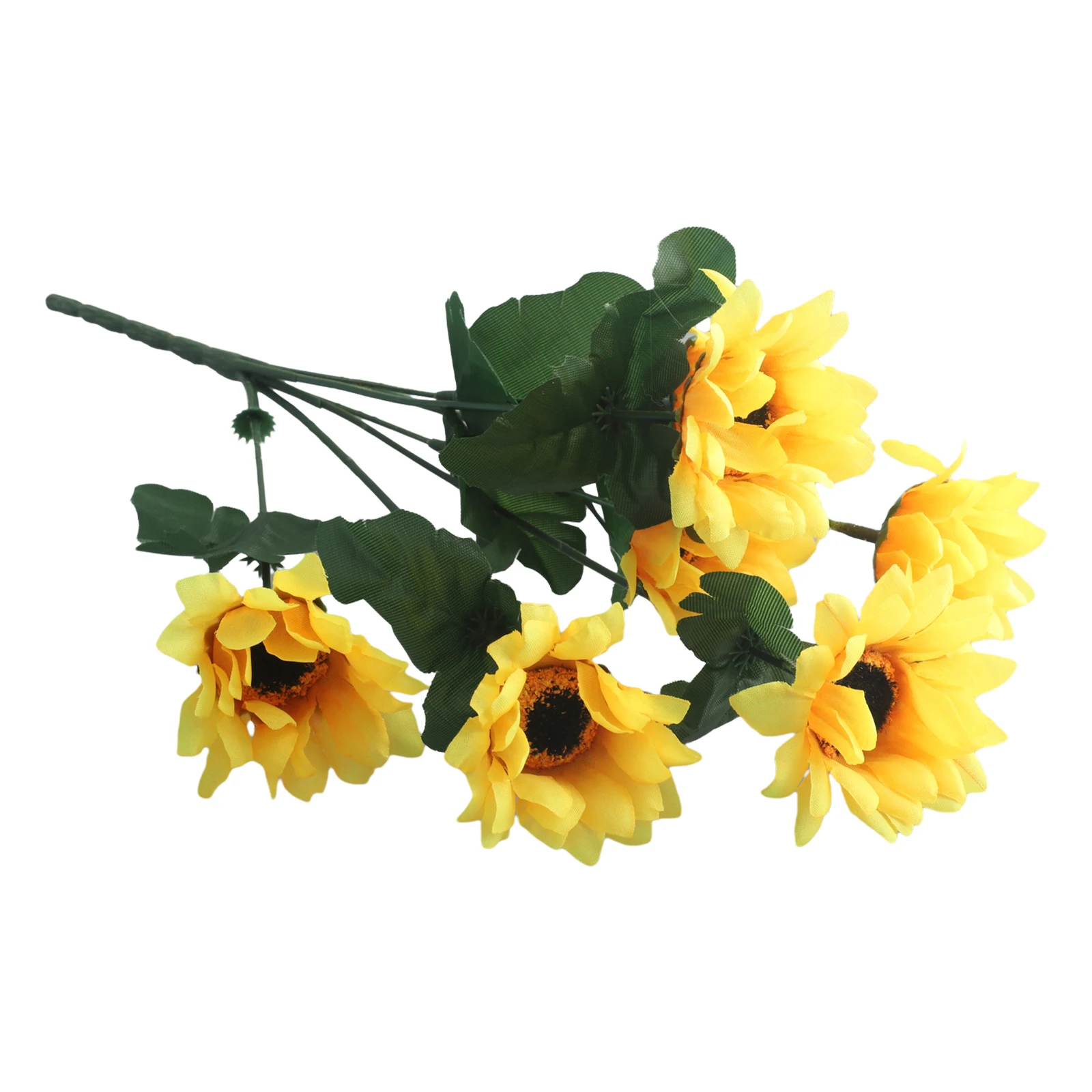 1pc Fake 7 heads Home Artificial Flower Wedding Room Decorations Realistic Bright color Eye-catching 30cm*6.8cm