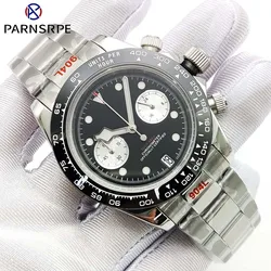Men's VK64 Sapphire Quartz Stainless Steel Chronograph Casual Sport Waterproof Men's Automatic Watch