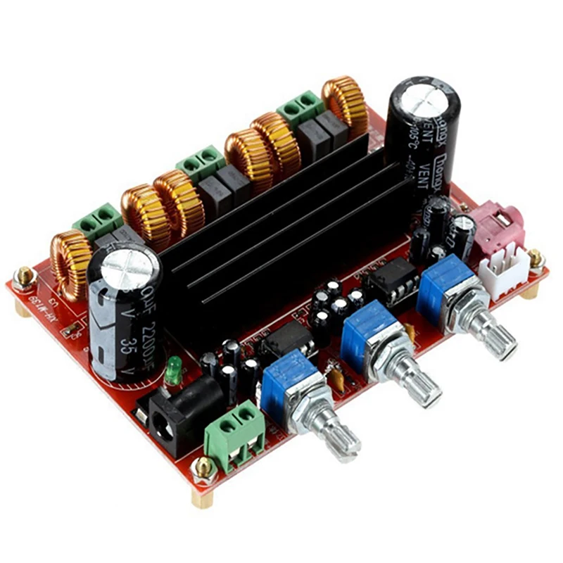 TPA3116D2 Channel 2.1 Digital Subwoofer Power Amplifier Board Module XH-M139 12V - 24V 2*50W+100W HiFi Amplifier Board