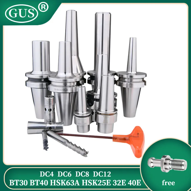 BT SDC BT30 BT40 HSK25 HSK32 HSK40 HSK63A عالية السرعة التراجع أداة حامل DC4 DC6 DC8 DC12 كوليت تشاك المشبك دقة 0.002 مللي متر