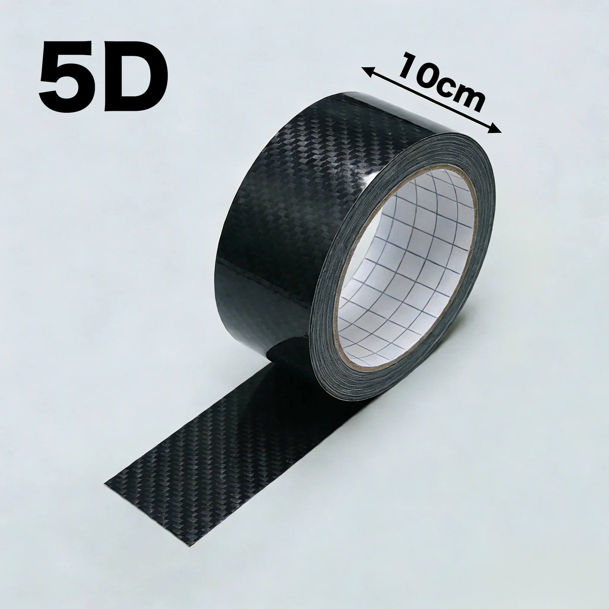 1-10m Nano Carbon Fiber Auto Deurbeschermings Tape Carrosserie Vinyl Wrap Zwarte Sticker 3D 5D Auto Folie Beschermfolie Wrapping