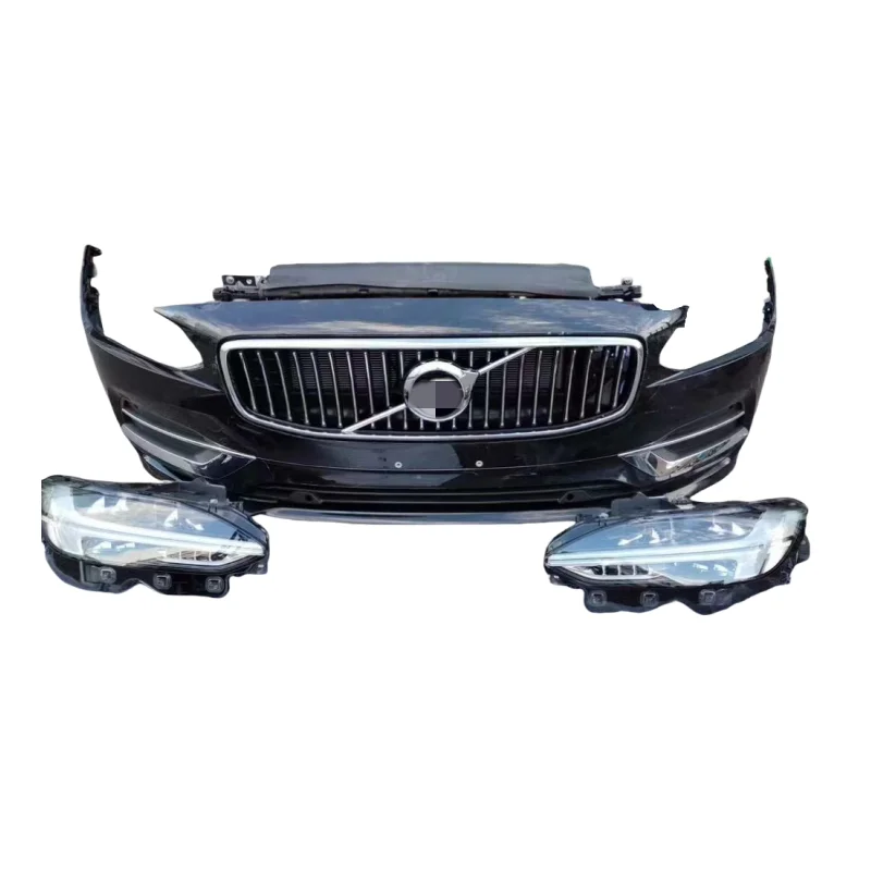 

Car Bumper for Volvo S90 Grille Water tank Mudguard Engine Hood Headlight Front Bumper Assembly Body Kit