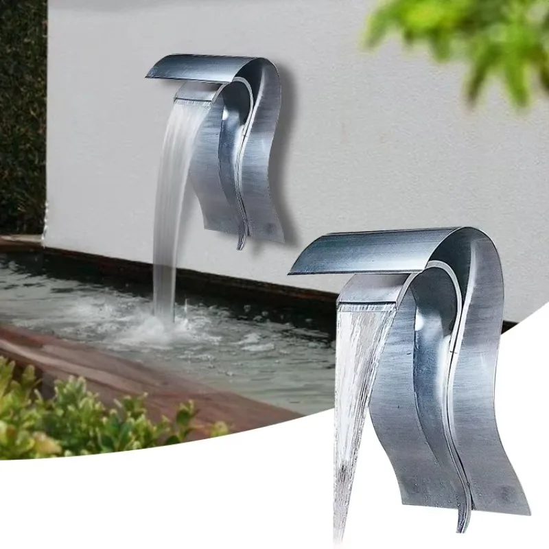 Deposit Price High-quality Hanging Waterfall Stainless Steel Swimming Pool Fountain Water Curtain