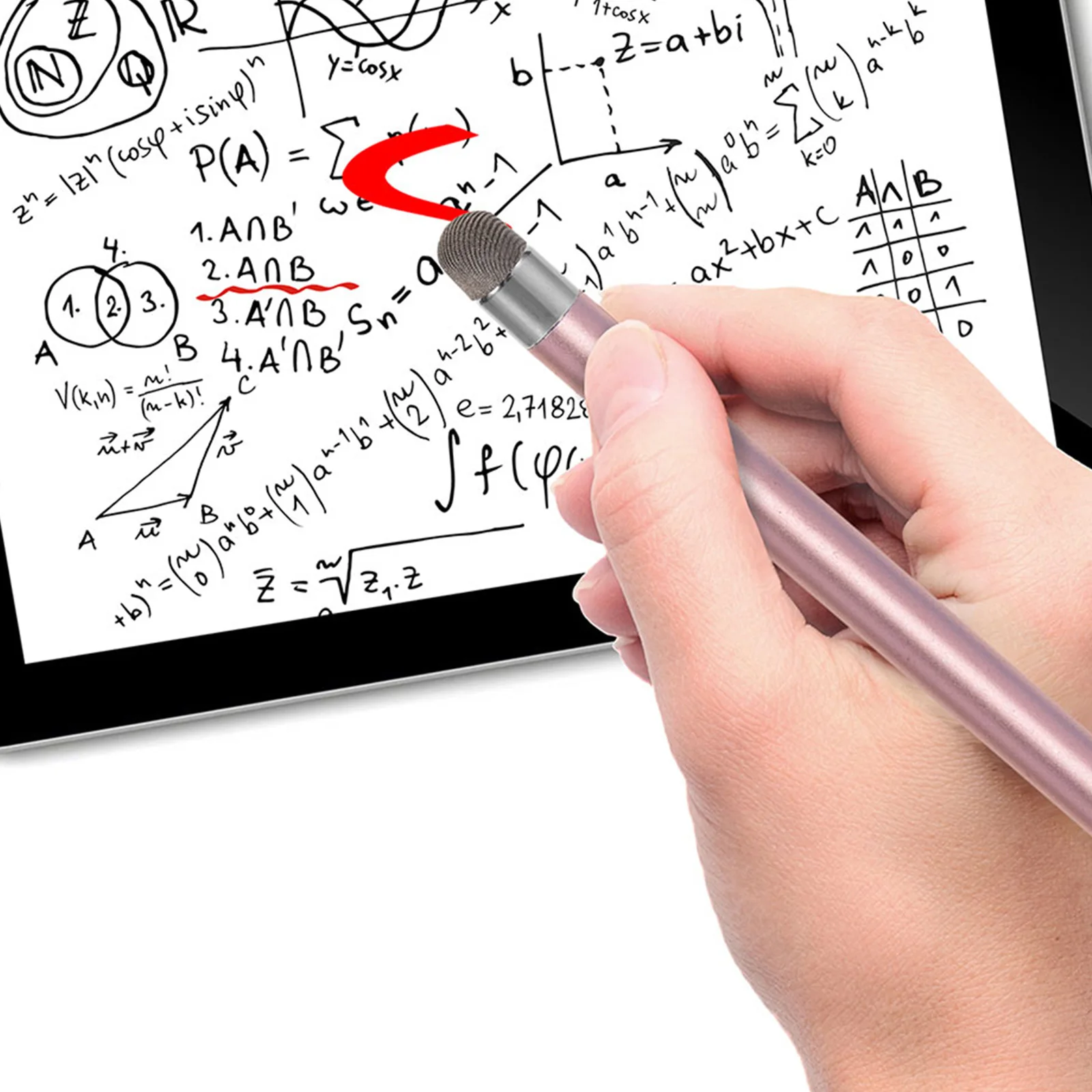 

50Pcs Fine Capacitive Stylus Pen Tips Replacement Conductive Fabric Stylus Nibs for Touch Devices Conductive Fabric Tips