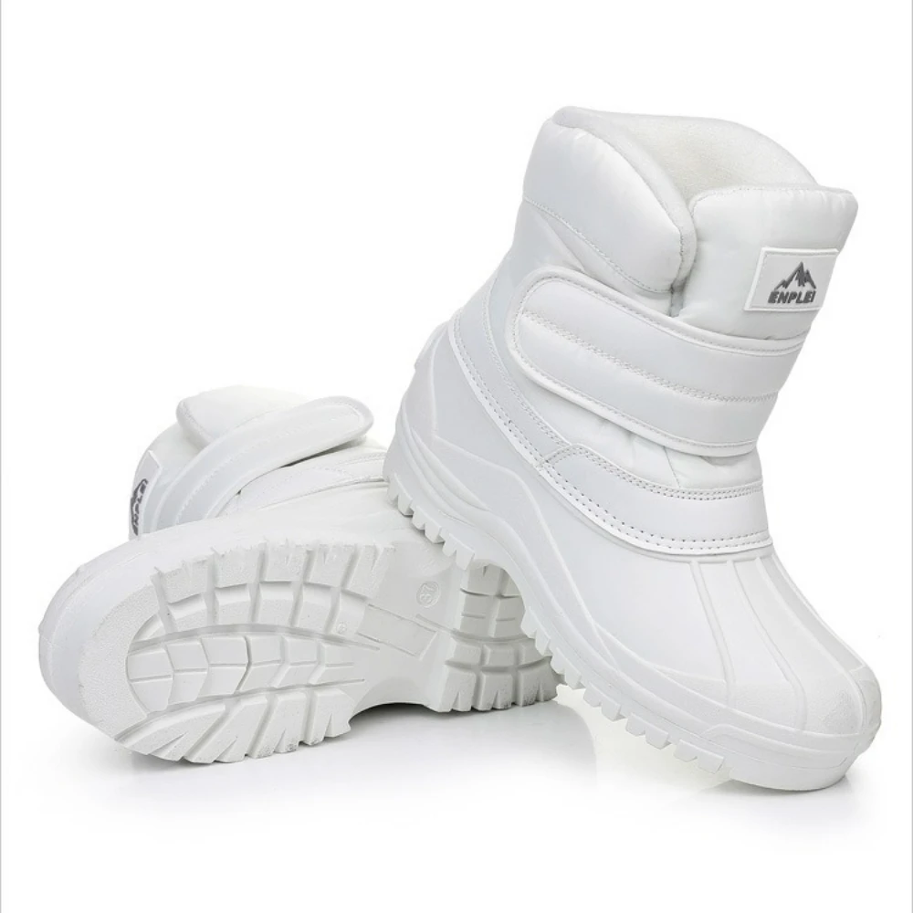 Exquisite Women's Snow Boots  Fur Winter Lady Moon Shoes Thickened Lining Men Space Boots
