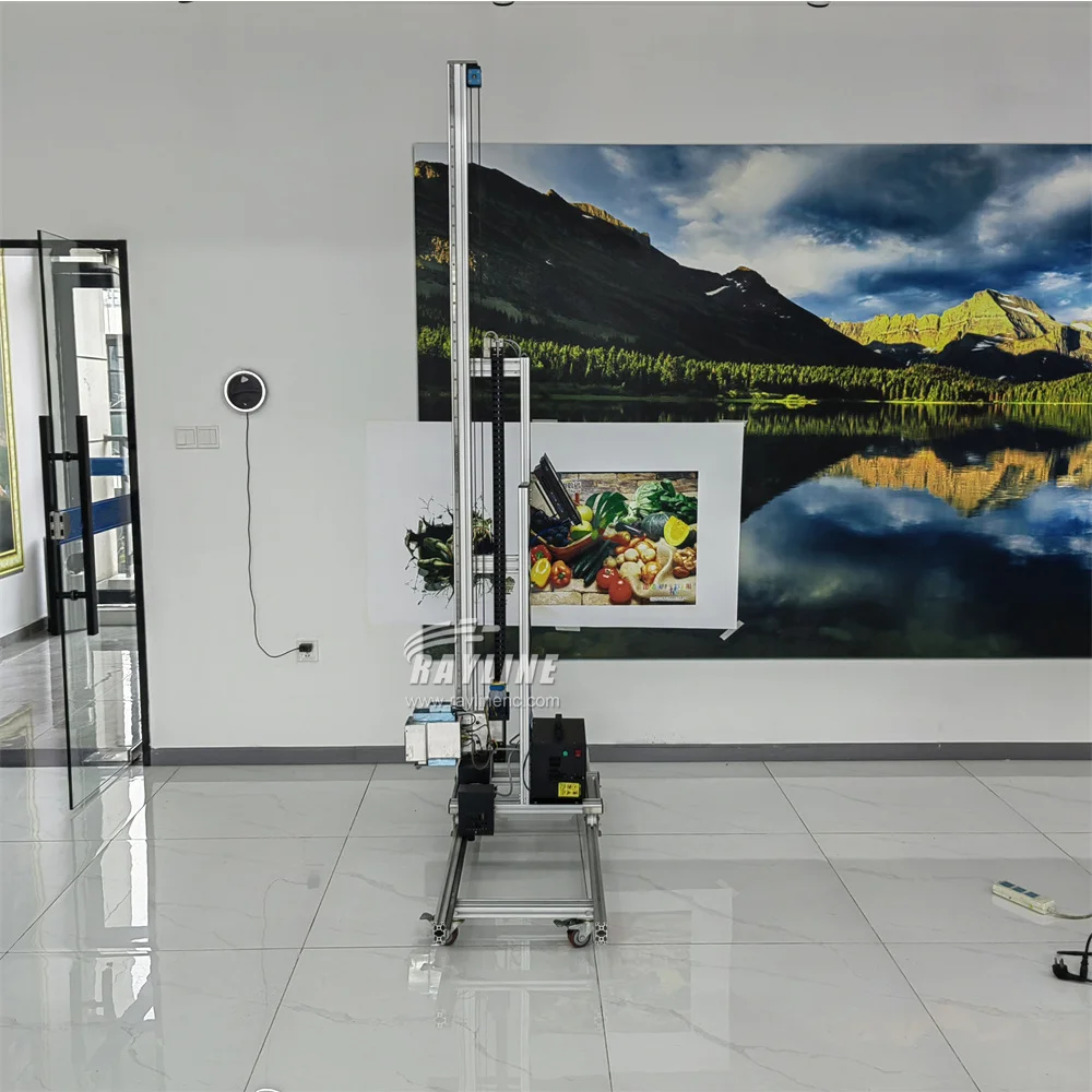 RAYLINE Vertical Wall Printer 3D 5D Printing Mural Wall Printer for 3D Bedroom Decorative Printing Machine