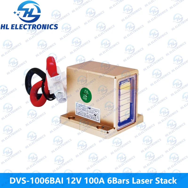 DVS-1006BAI 12V 100A 6Bars 600W 808nm Laser Stack for Hair Removal