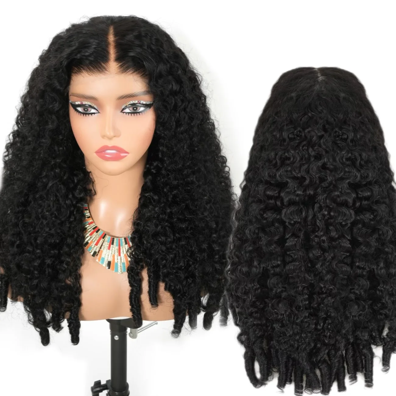 شعر مستعار مجعد بورمي طبيعي 7x6 شعر مستعار للإغلاق مع الرباط 200 كثافة الشعر 13x4 HD الدانتيل 13x6 Hd الدانتيل الباروكات الأمامية للنساء #3