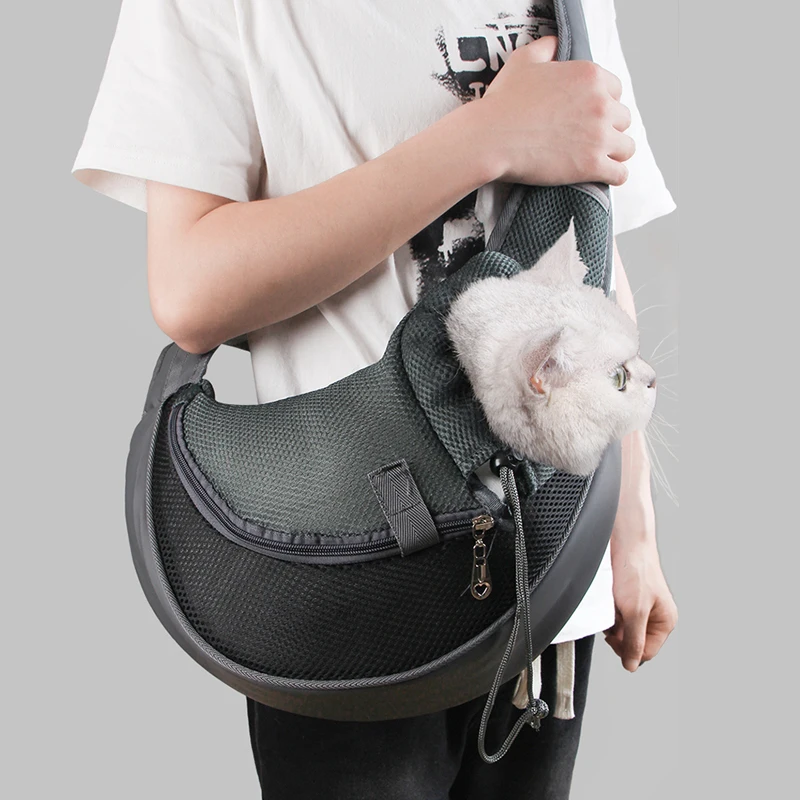 Portable Pet Front Bag Dog Backpack Mesh Breathable Pet Shoulder Bag Outdoor Portable Shoulder Bags Chihuahua Bichon Pet Supplie