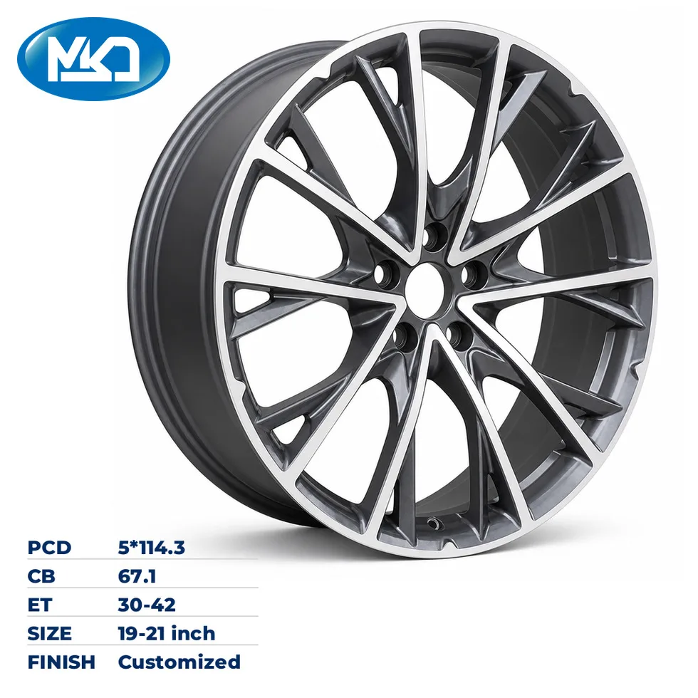 Forged Wheel Rim 20 Inch 5x114.3 Split Spoke metal Machined for Ma-sera Custom Design Wholesale Price Private Label