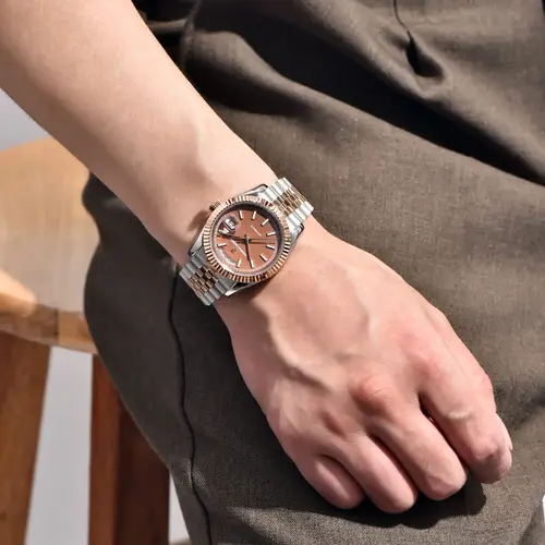 Imagen 2 del producto PAGANI DESIGN Esmalte Dial 2025 Nuevos relojes DD36 para hombre Reloj automático de lujo de oro plateado Reloj de pulsera mecánico resistente al agua para hombre