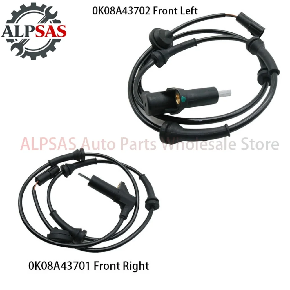 

2 шт. совершенно новые передние правые/левые датчики скорости колеса ABS 0K08A43701 0K08A43702 для Kia Sportage 2.0L 1998-2001, автомобильные аксессуары