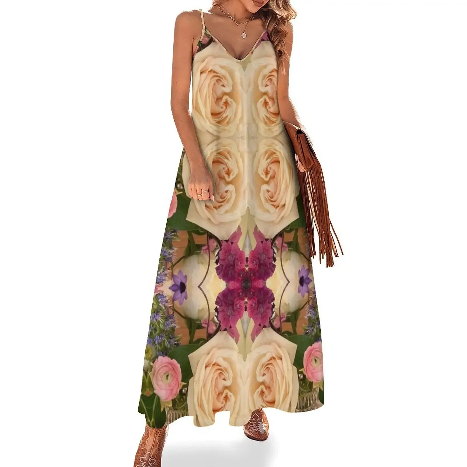 Kaleidoscope series: Easter Sunday Sleeveless Dress wedding guest dress 2024 long sleeve dress