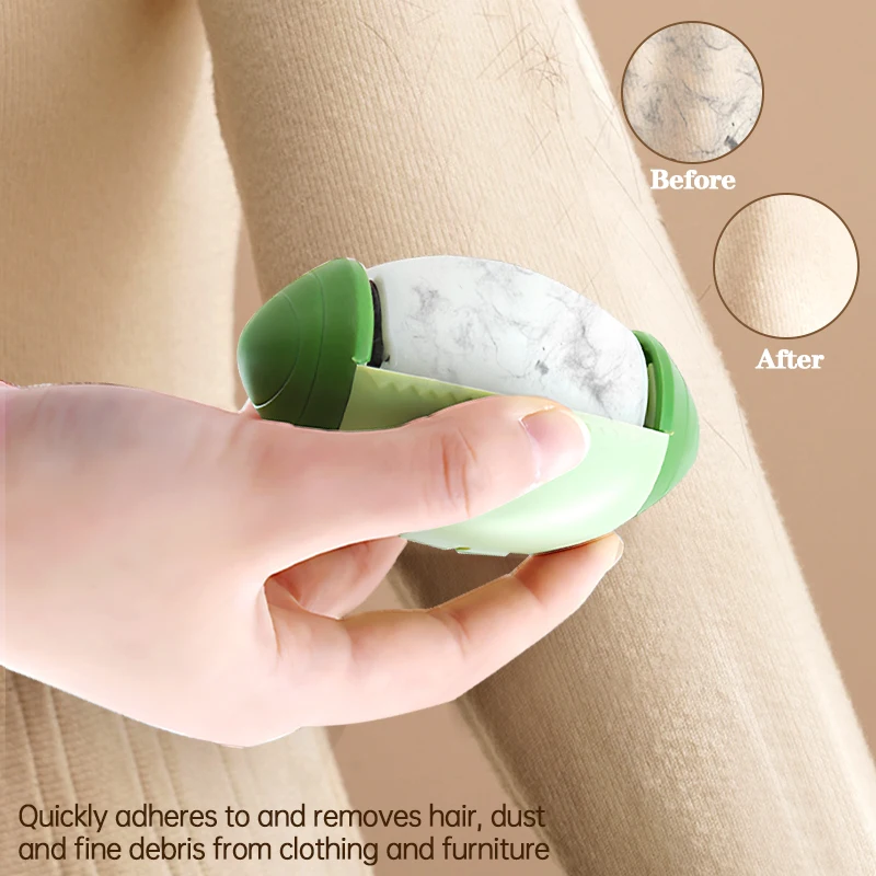 

Washable Lint Remover Portable Travel Size Pet Hair Dust Collector Antimicrobial Silicone Quick Dry Design for Housewives