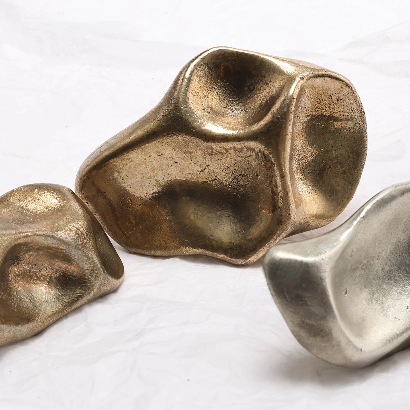 Stone shaped bronze cabinet handle — product image 17