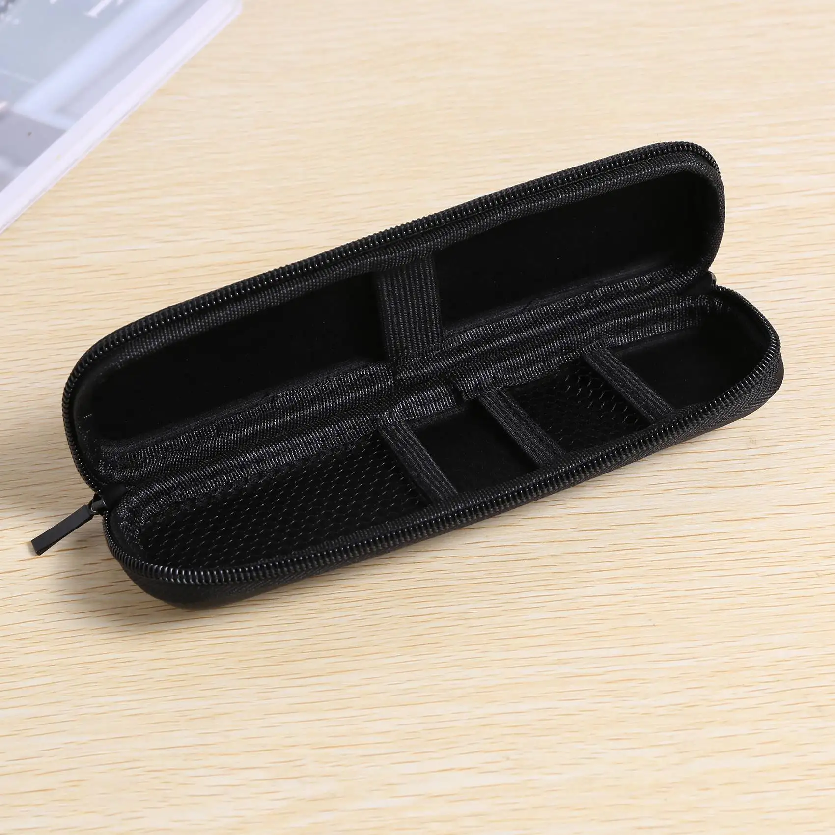 

AED6-Black EVA Hard Shell Stylus Pen Pencil Case Holder Protective Carrying Box Bag Storage Container For Pen Ballpoint Pen Styl