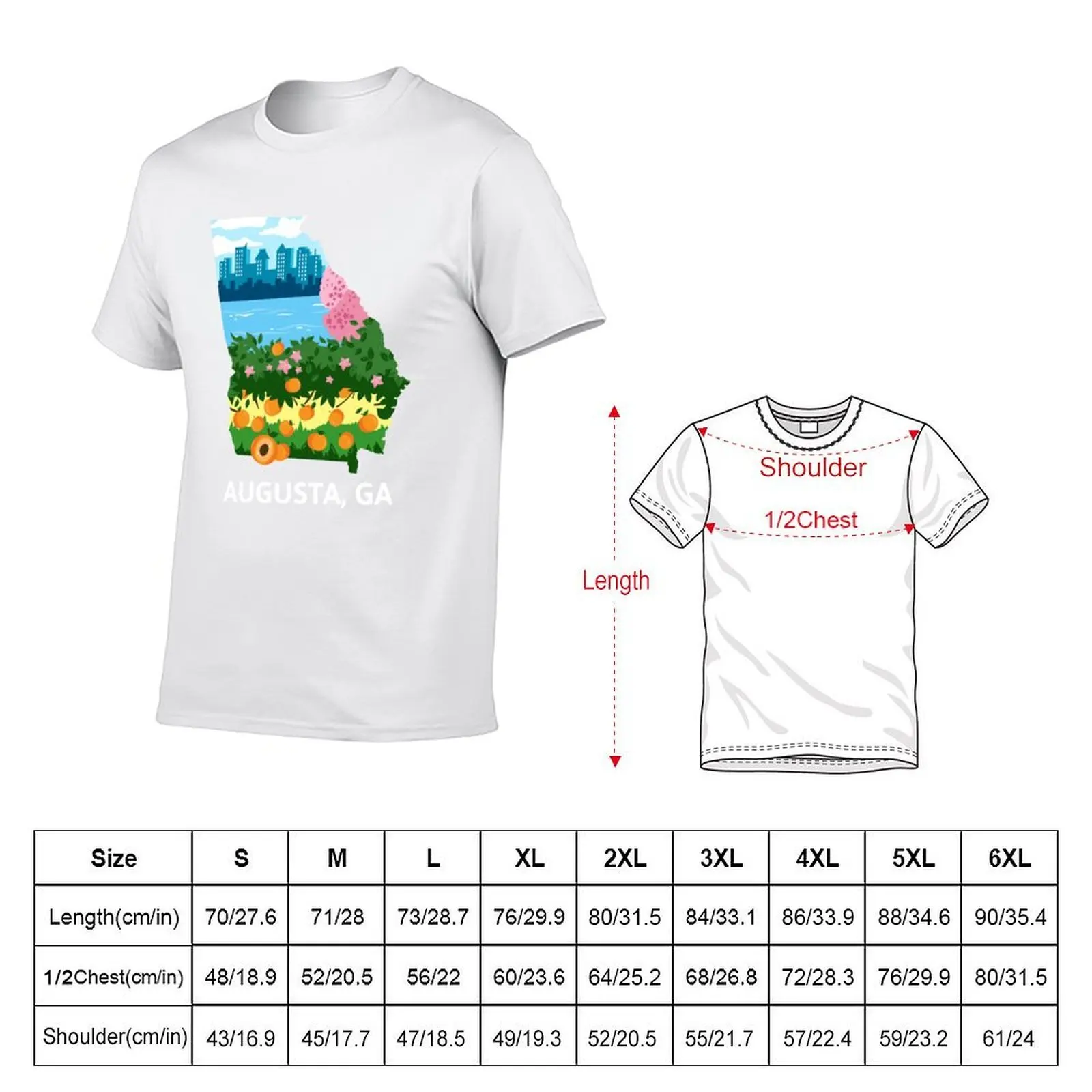 Augusta, Georgia T-Shirt gifts for boyfriend funny costumes mens tall t shirts