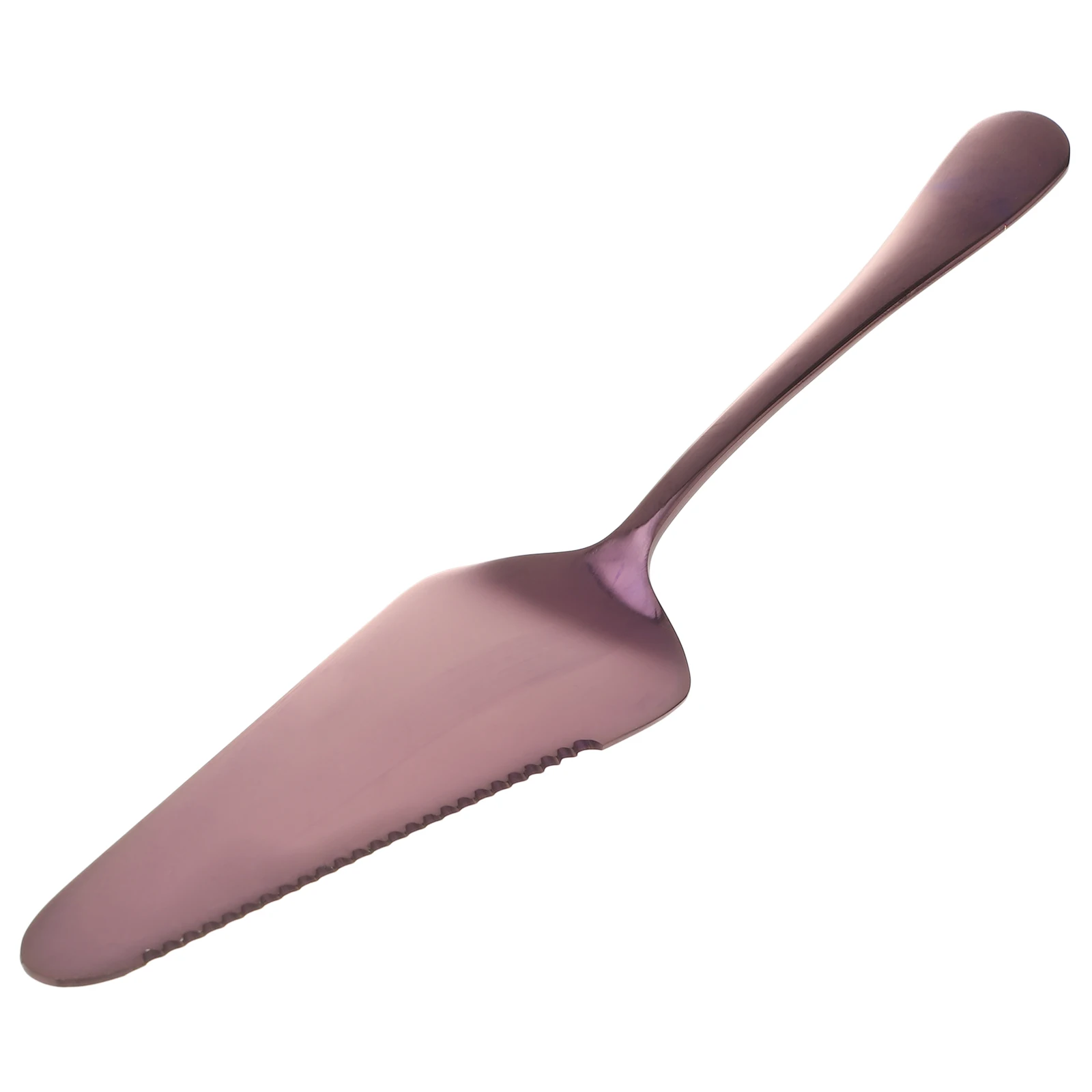 

Cake Shovel Stainless Steel Baking Spatula Slicer Purple Travel Kitchen Tool Easy Wash Clean Long Use Ergonomic Cutting Cake