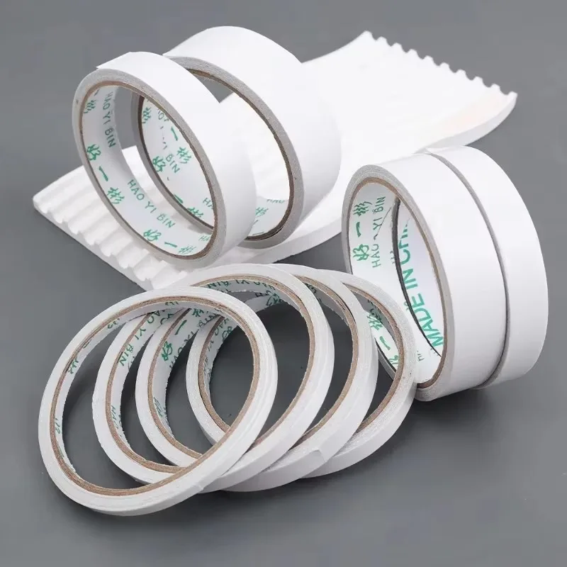 8M Double Sided Tape Ultra Thin Fixing Sticky Paper Glue Stickers DIY Craft Home Office School Tearing Strong Adhesive Tapes