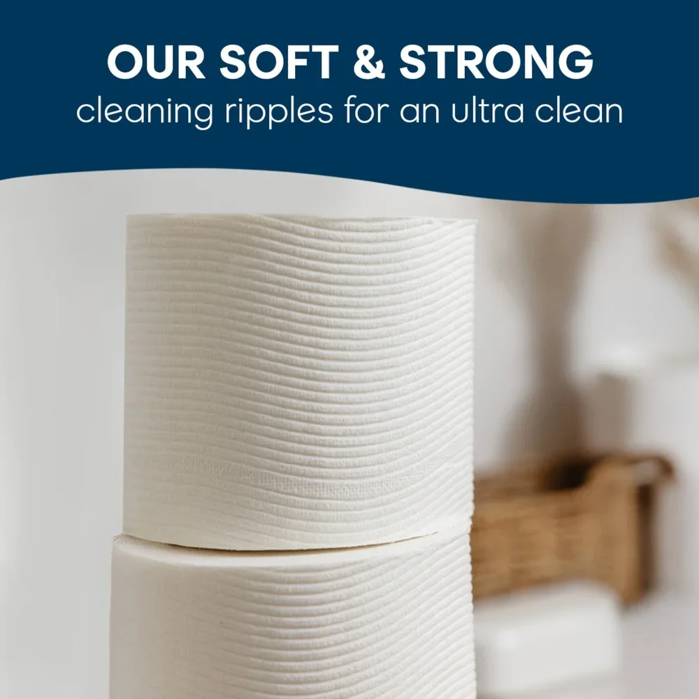 กระดาษชําระ Ultra Clean กระดาษชําระแข็งแรง 6 เมกะโรล