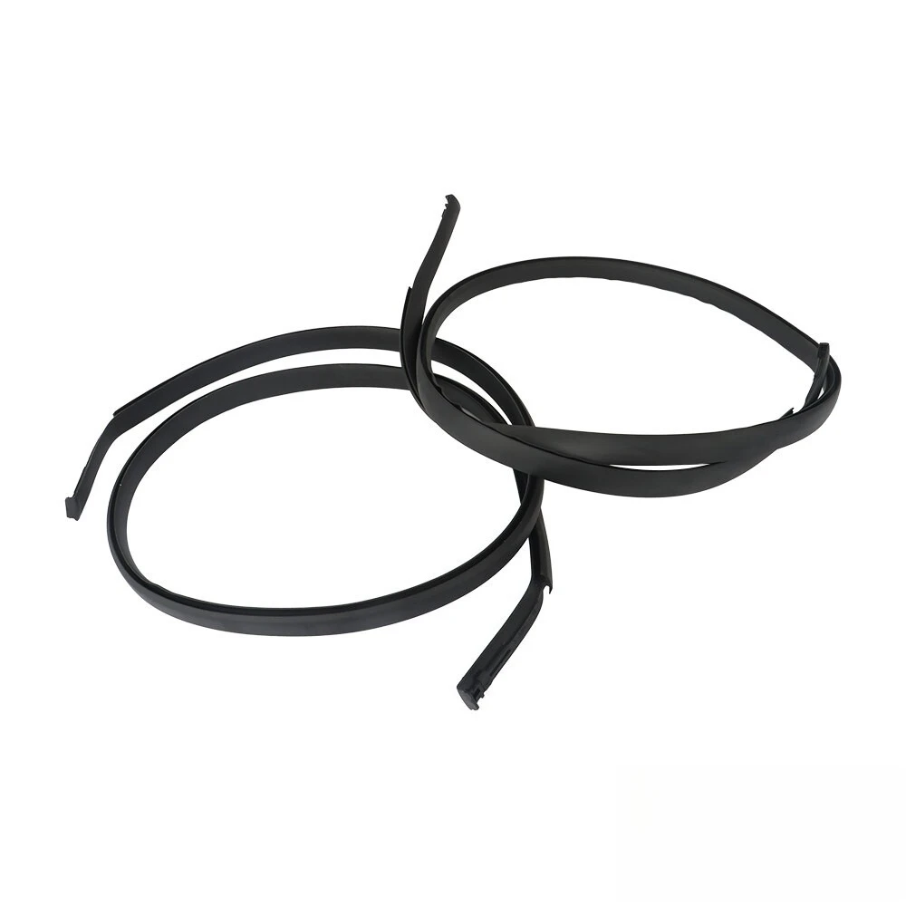 For Toyota Corolla Sedan 2009-2013 2pcs Roof Trim Molding Sealed Rubber Black