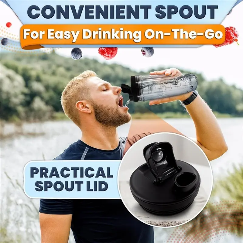 [NEWA66Z!】 Replacement Twist-On Design 32 Oz For Ninja Blender BL480/BL450/480D, BN800/751/800/801/401 Cups