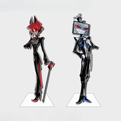 Alastor Plate Desk Decor Standing Radio Demon Collection Ornament Accesorios Vox Acrylic Doll Furnishing Articles Friend Gift