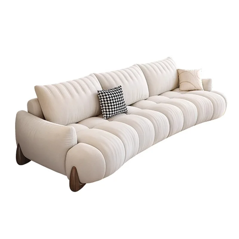

Cream style fabric sofa