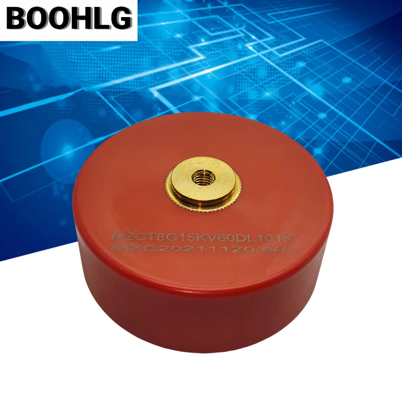 1PCS ceramic high voltage capacitor 20KV 101K 202K 252K 502K 103K pulse bolt type ceramic capacitor image 2